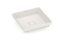 Cuba de Sobrepor Quadrada T16 em Fineceramic® Roca Terra 400x400 Beige A327B3C650