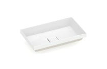 Cuba de Sobrepor Retangular T17 em Fineceramic® Roca Terra 500x300 Branco A327B3D000