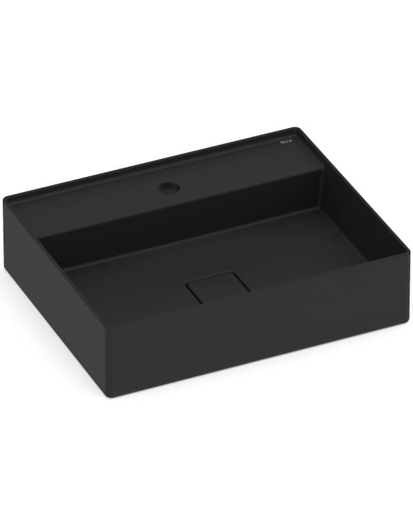 Cuba de apoio com mesa T19 em Fineceramic® Roca Terra 5..