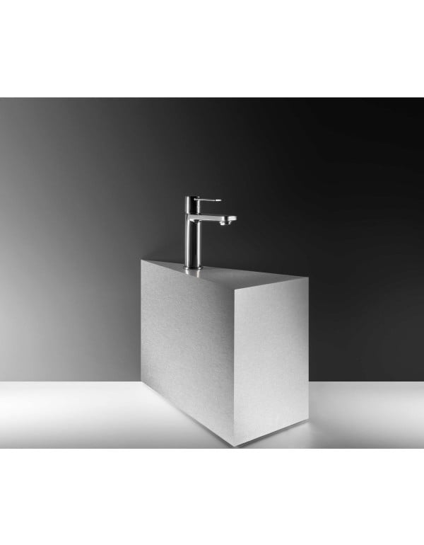 Misturador Monocomando para Lavatorio de Mesa Bica Baixa Linha Roca Teras em Metal Cromado A5A325FC0C