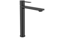 Misturador Monocomando para Lavatório de Mesa Bica Alta Roca Teras Preto Mate A5A345FNBC