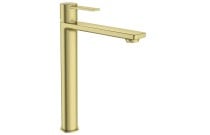Misturador Monocomando para Lavatório de Mesa Bica Alta Roca Teras Brushed Brass A5A345FVAC