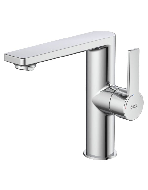 Misturador Monocomando para Lavatorio de Mesa com Volante de Acionamento Lateral e Cartucho Ceramico Linha Roca Teras Cromado A5A405FC0C