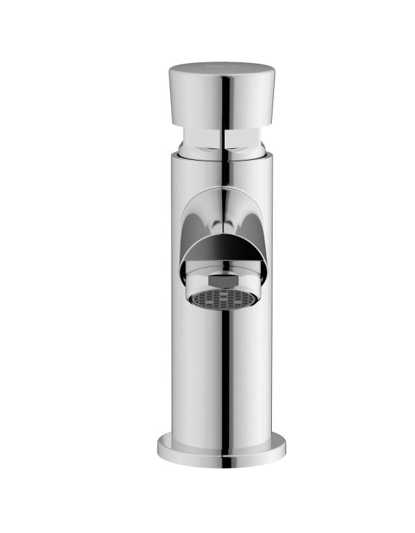 Torneira para Lavatorio de Mesa Bica Baixa com Fechamento Automatico Temporizado e Arejador Linha Celite Roca Ecopress Cromado B5000COCRB