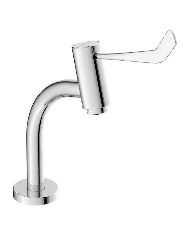 Torneira para Lavatorio de Mesa Bica Baixa com Alavanca Alongada Ergonomica PCD Linha Acesso Roca Acabamento Cromado B5007CXCR0