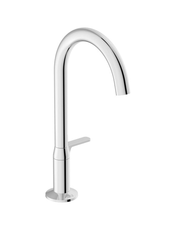 Torneira para Lavatorio de Mesa Bica Baixa com Cartucho Ceramico e Arejador Linha Celite Roca Design Cromado B5013CGCR0
