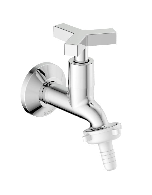 Torneira para Tanque e Jardim de Parede com Bico Uniao Plastico e Cartucho Ceramico Linha Celite Roca Up Cromado B5015CLCRB