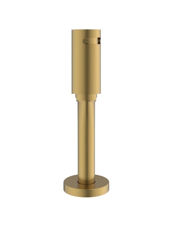 Torneira de Mesa para Lavatorio com Bica Baixa Acabamento Dourado Escovado Gold Matte Linha Basic Roca B5056C7R1B