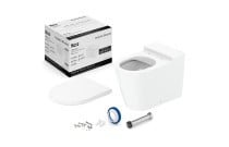 Kit Completo de Bacia Convencional Inspira Round Branco com Assento Termofixo Roca C378727000
