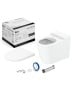 Kit Completo de Bacia Convencional Inspira Round Branco com Assento Termofixo Roca C378727000