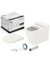 Kit Completo de Bacia Convencional Inspira Round Beige com Assento Termofixo Roca C378727005
