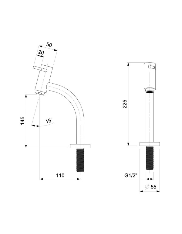Torneira Para Lavatório De Mesa Bica Baixa Celite Basic Cromado B5000C7CRB