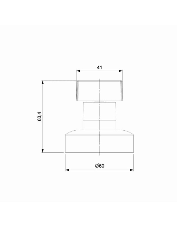Acabamento para Registro de Pressao e Gaveta Multibitola 1/2 3/4 1 Polegada Compativel com Base Deca e Celite 16 Dentes Linha Roca Flow Acabamento Cromado B5006F3CR0