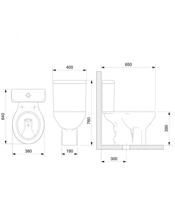 Kit De Bacia Com Caixa Acoplada Assento PP Queda amortecida Roca Flamingo Branco 1117230011100