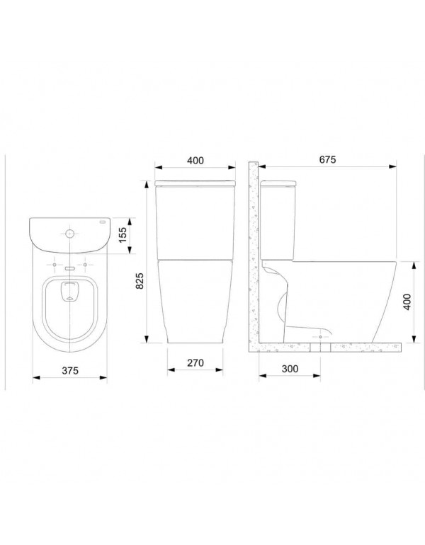 Kit Completo Bacia Com Caixa Acoplada Assento Termofixo Queda Amortecida Roca Neo Matte Black 1367230080108