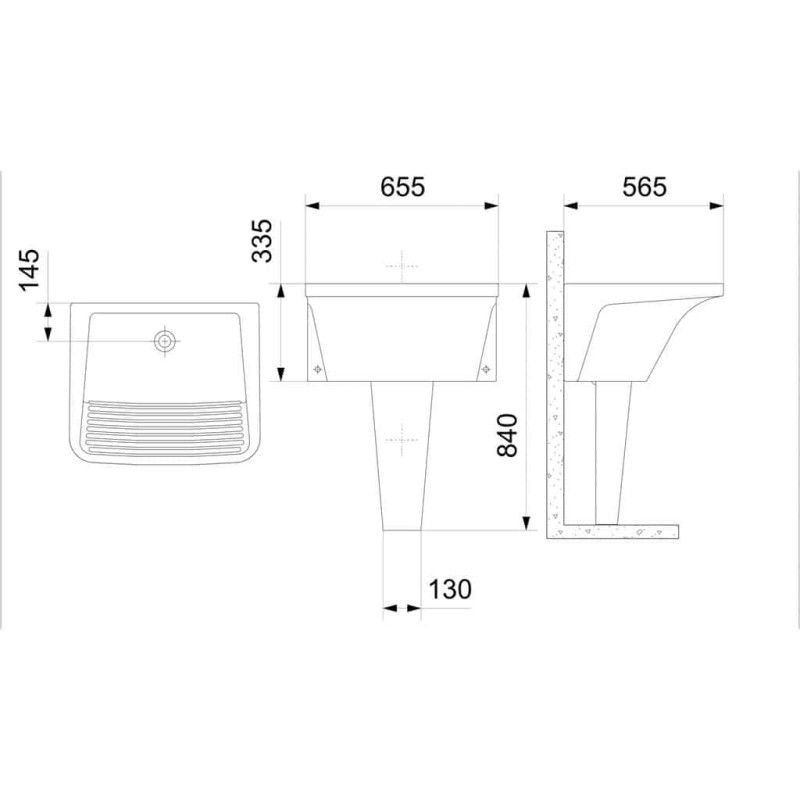 Tanque Gg 655X565 Roca Branco 1512620017100