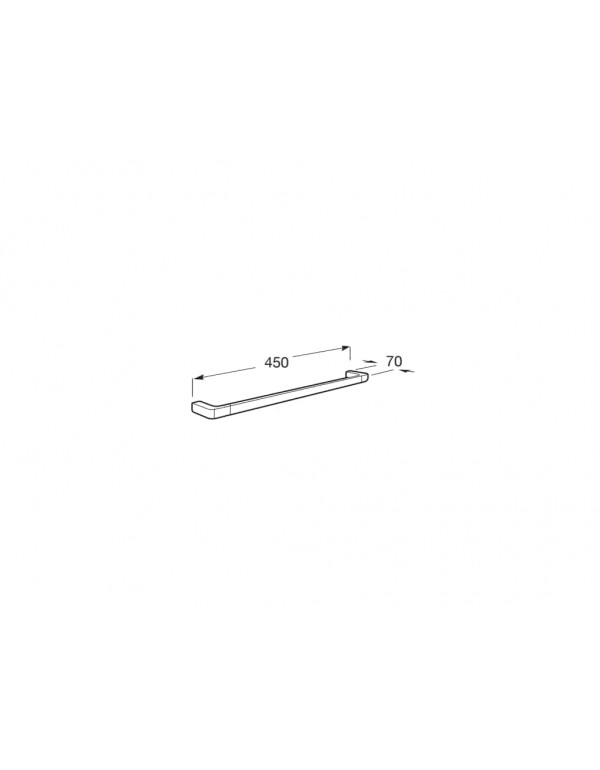 Toalheiro De Barra 450 Mm Roca Rose Gold A817029RG0