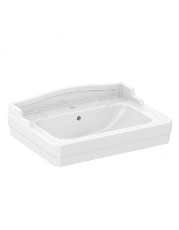 Lavatório Para Coluna 615X455 Furo Central Com Ladrão C..