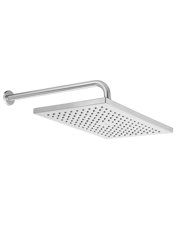 Chuveiro Com Tubo De Parede Retangular 360X240 Mm Roca ..
