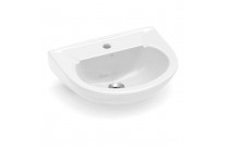 Lavatório Para Coluna 480X405 Com Furo Central Sem Ladrão Celite Saveiro/Azalea Branco1020070010300