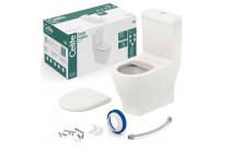 Kit De Bacia Com Caixa Acoplada E Itens De Instalação Celite Slim Beige 1327230650308