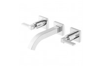 Misturador Para Lavatório De Parede Com Válvula De Escoamento Celite Elite Cromado B5001C8CRB