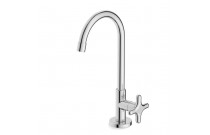 Torneira Para Lavatório De Mesa Bica Alta Celite Cross Cromado B5001F6CRB