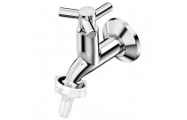Torneira De Parede Para Tanque E Jardim Com Bico União Plástico Celite One Cromado B5007CKCR3