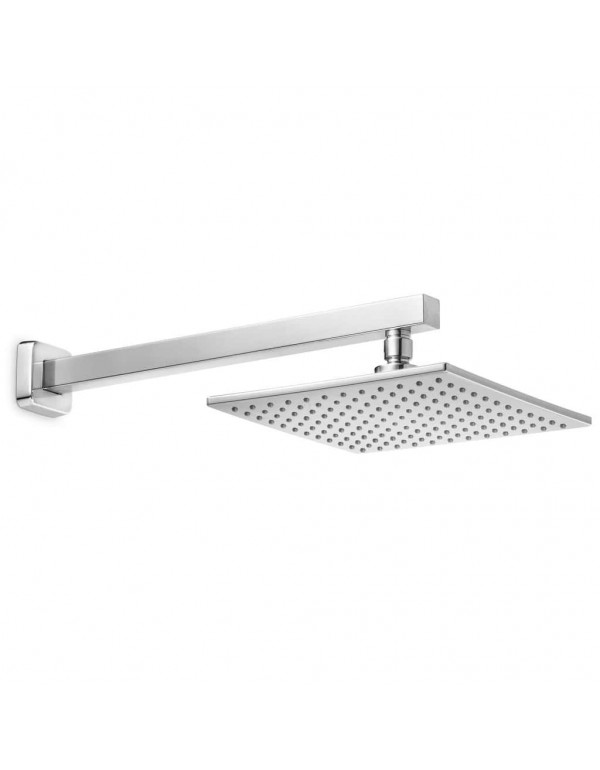 Chuveiro Quadrado Com Braço De Parede 220Mm Celite Elit..