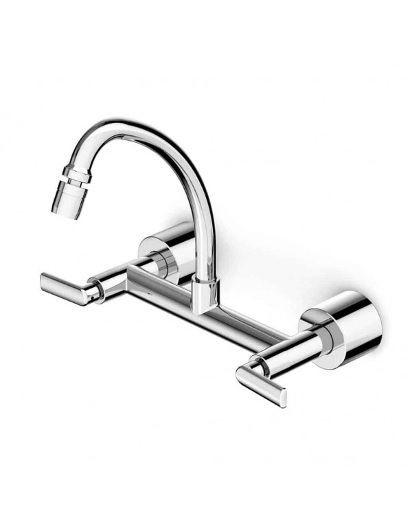 Misturador Para Cozinha De Parede Bica Móvel Com Arejad..