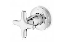 Acabamento De Registro Para Base Reforma De 1/2, 3/4 E 1" Celite Cross Cromado B5015F6CR0