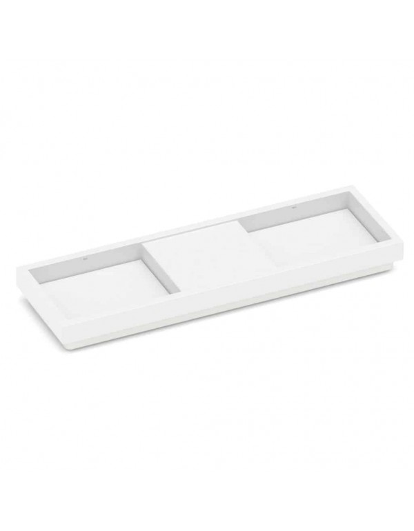 Cuba de Sobrepor Roca Skyline Horizon 120x38 cm Blanco ..