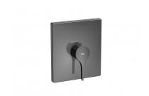 Acabamento Para Monocomando De Banheira Ou Chuveiro Para Roca Box Insígnia Titanium Black A5A2B3ACNC