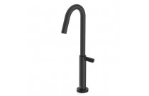 Torneira Para Lavatório De Mesa Bica Alta Roca Logic Preto Matte A5A3A2GNBC