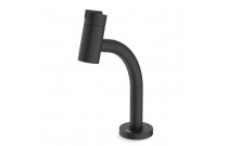 Torneira Para Lavatório De Mesa Bica Baixa Roca New Singles Preto Matte A5A427FNBB