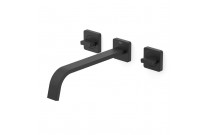 Misturador Para Lavatório De Parede Embutido Com Valvula Virtus Roca Matte Black A5A459DNBC