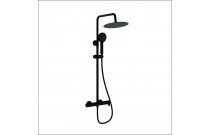 Chuveiro Monocomando Tubo Externo Com Ducha Manual Plus Roca Vega Matte Black A5A9A6ENB0