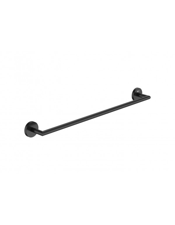 Toalheiro Barra 600 Mm Roca Hotels Round Matte Black A8..