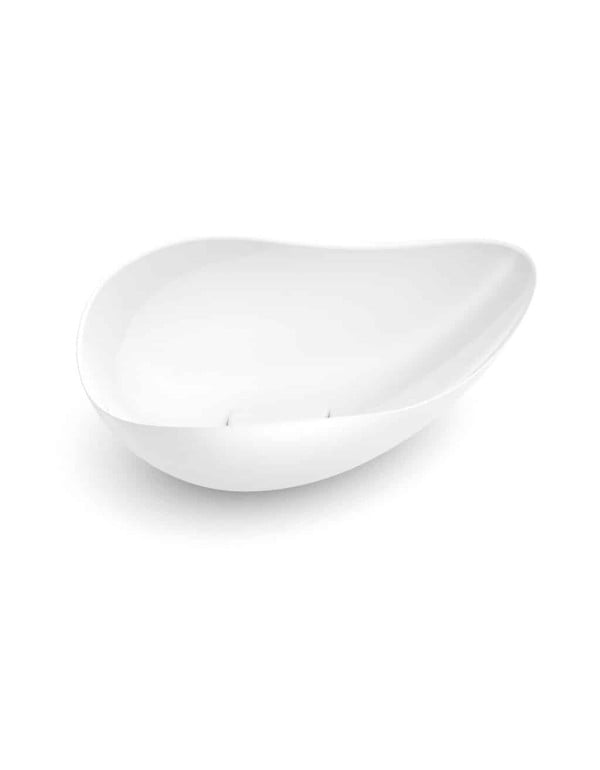 Mini Cuba De Apoio Oval Roca Ruy Ohtake Branco B2178820..