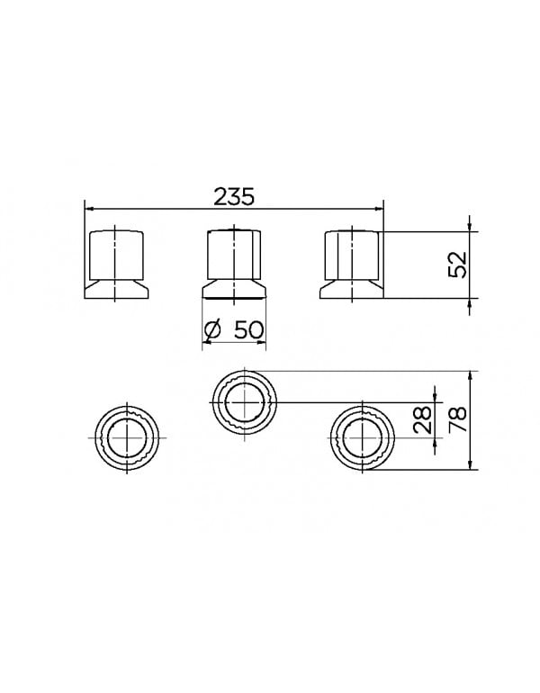 Misturador para bidê Docol Itapema Bella cromado 00162260