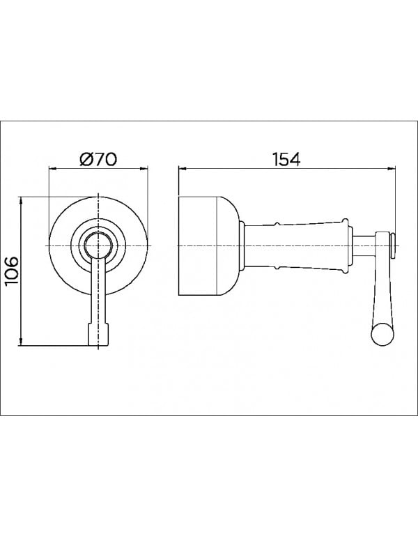 Acabamento para registro base Deca 1.1/4" e 1.1/2" Docol Provence Cromado 00535606