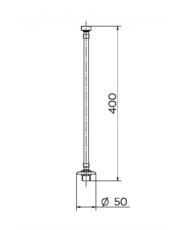 Ligação flexível em aço inox 40 cm docol 00607200