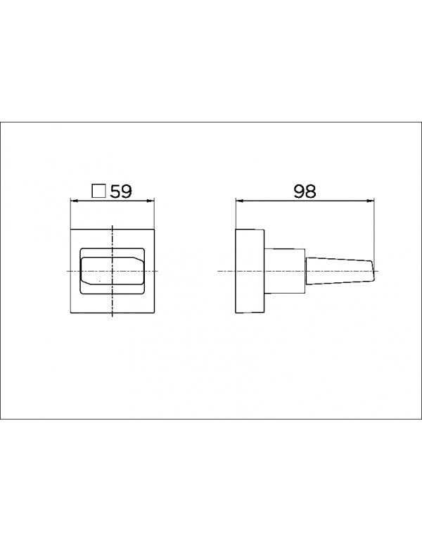 Acabamento para registro DocolBase 1/2", 3/4" e 1" Docol Next Cromado 00651806