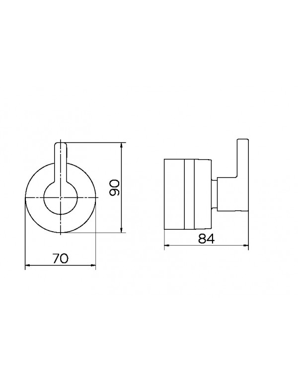 Acabamento para registro base Deca 1.1/4" e 1.1/2" Docol Chess cromado 00666706