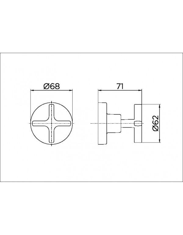 Acabamento para registro DocolBase 1.1/4" e 1.1/2" Docol Invicta cromado 00723206