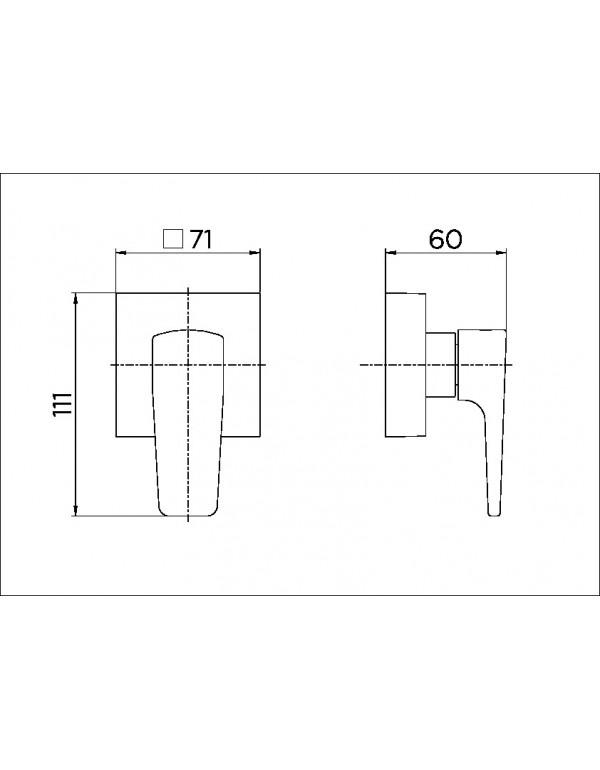 Acabamento para registro DocolBase 1.1/4" e 1.1/2" Docol Lift cromado 00804806