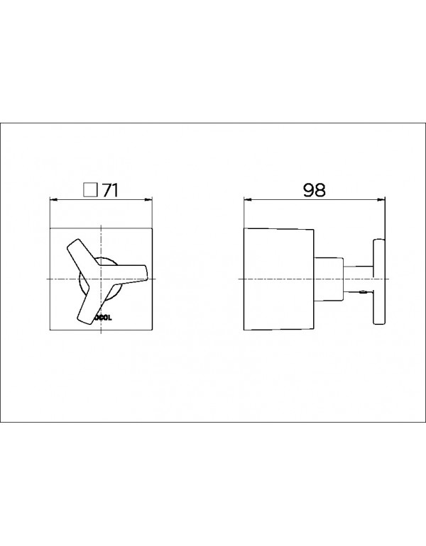 Acabamento para registro base Deca 1.1/4" e 1.1/2" DocolCity cobre polido 00877430