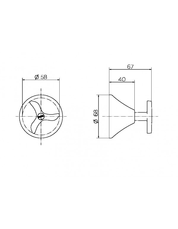 Acabamento para registro DocolBase 1.1/2" Docol Nova Pertutti Cromado 00904206