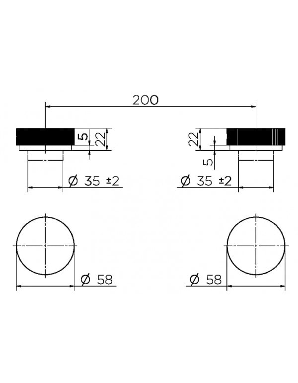 Acionamento misturador para lavatório Mix&Match cromado 00917006