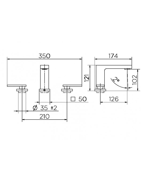 Misturador para banheiro Docol New Edge grafite escovado 00925270